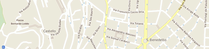 Mappa della impresa laconi giuseppe a CAGLIARI