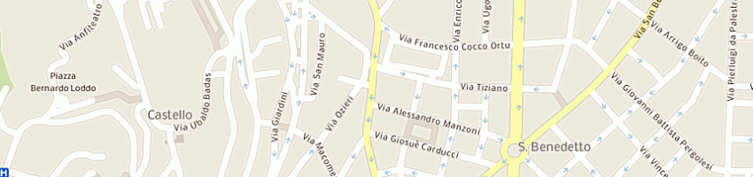 Mappa della impresa usai agnese a CAGLIARI