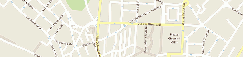 Mappa della impresa area di servizio q8 le vele di cali' mario e c sas a CAGLIARI