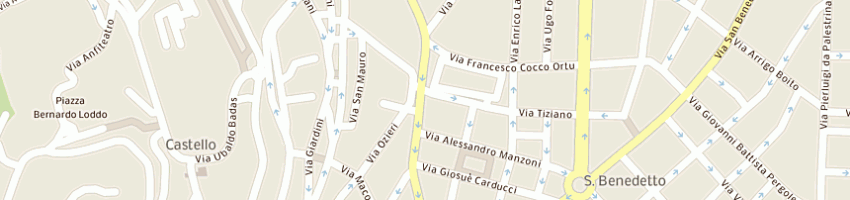 Mappa della impresa arke' arredamenti srl a CAGLIARI