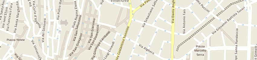 Mappa della impresa ottica fashion srl a CAGLIARI