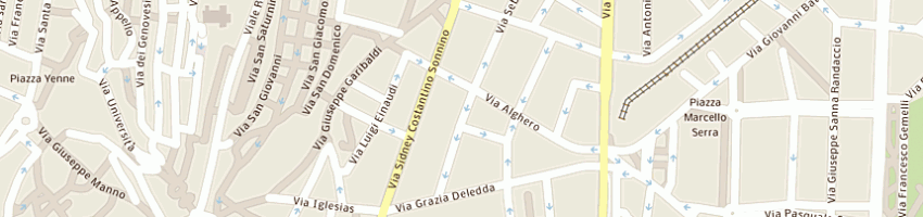 Mappa della impresa azienda service srl a CAGLIARI