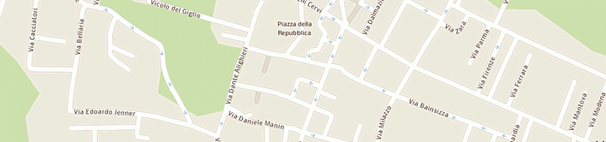 Mappa della impresa ristorante pizzeria al mar rosso a LIMBIATE