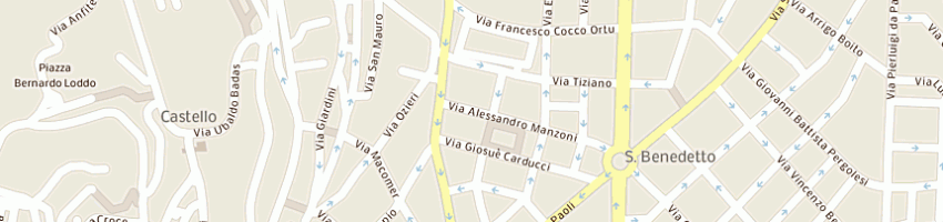Mappa della impresa serra rita a CAGLIARI