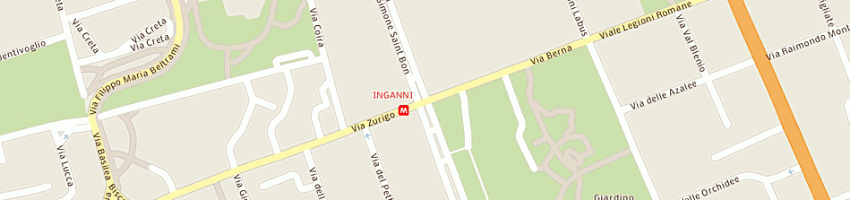 Mappa della impresa taxi a MILANO