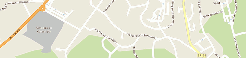 Mappa della impresa balzi visentin germana a CASTEGGIO