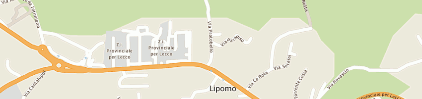 Mappa della impresa dragoni federico a LIPOMO