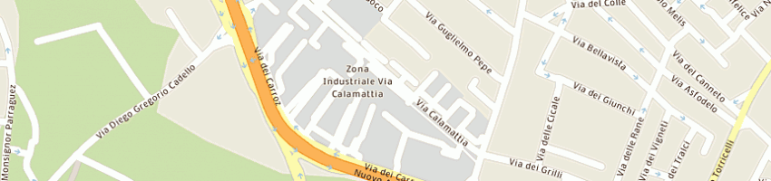 Mappa della impresa superemme spa a CAGLIARI