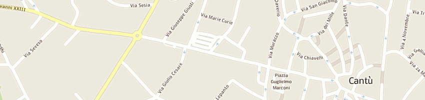 Mappa della impresa idea luce cm c srl a CANTU 