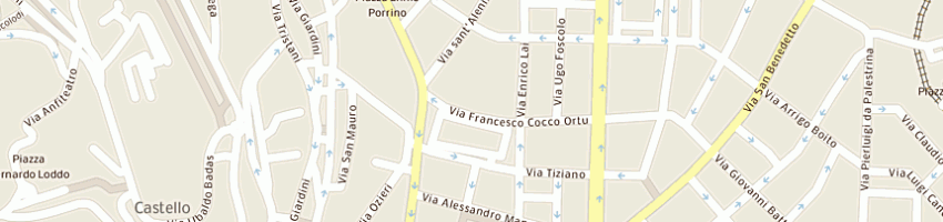 Mappa della impresa bisesti alessio a CAGLIARI