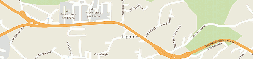 Mappa della impresa phanta studio due di pezzati maria a COMO