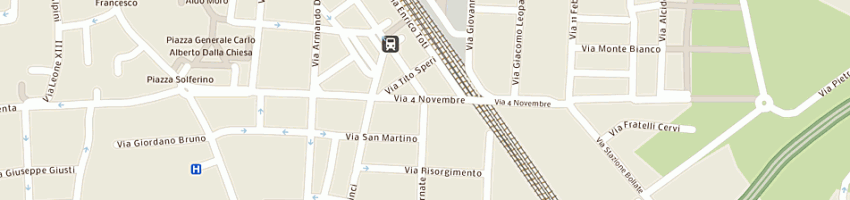 Mappa della impresa hotel la versilia a BOLLATE
