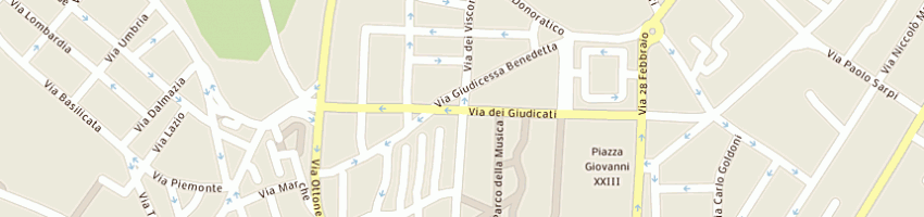 Mappa della impresa tipografia fonsarda a CAGLIARI