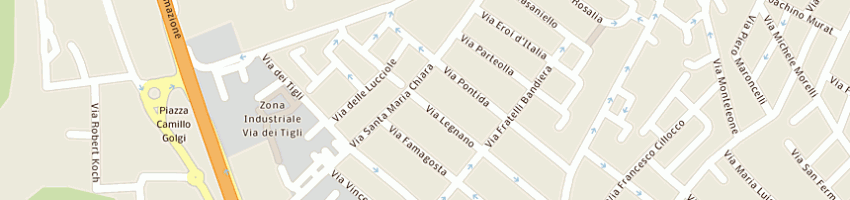 Mappa della impresa pregio mauro e fabio sas serramenti alluminio a CAGLIARI
