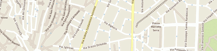 Mappa della impresa soro donatella a CAGLIARI