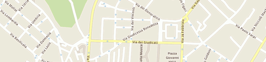 Mappa della impresa pasticceria mimmo lobuono di lobuono cosimo a CAGLIARI