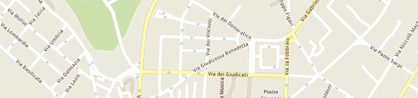 Mappa della impresa fusaro vito a CAGLIARI