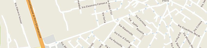 Mappa della impresa pet service centre snc di giovanni piano e marco piras a CAGLIARI