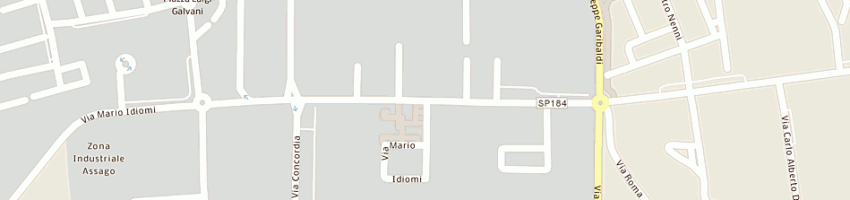 Mappa della impresa guidolux sas a ASSAGO