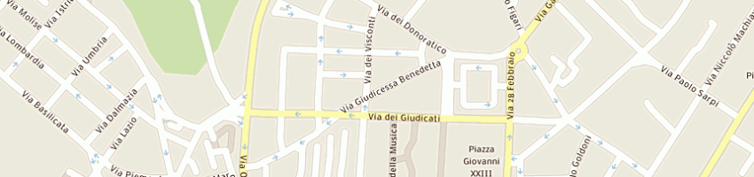 Mappa della impresa banco di sardegna spa a CAGLIARI