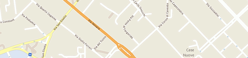 Mappa della impresa delaurentis sas di mapelli piera e c a MILANO