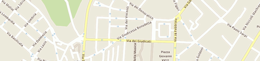 Mappa della impresa sted di podda paolo a CAGLIARI