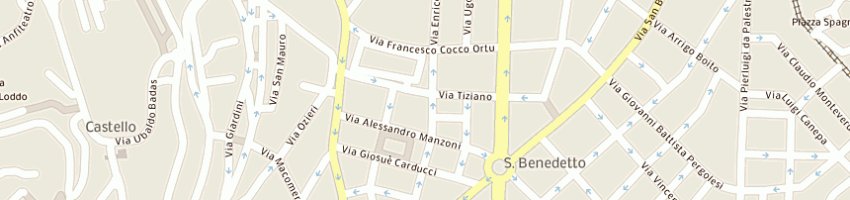 Mappa della impresa cherchi pierfranco a CAGLIARI