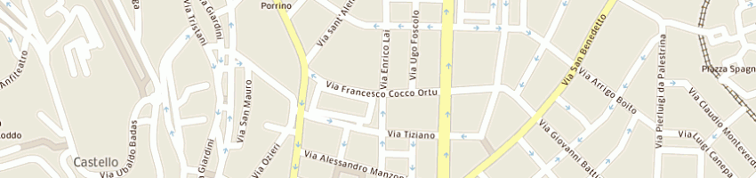 Mappa della impresa begum di schievenin mario guido e c sas a CAGLIARI