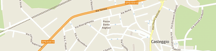 Mappa della impresa gazzaniga francesco a CASTEGGIO