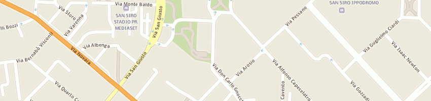 Mappa della impresa marisa cambiaghi sas a MILANO