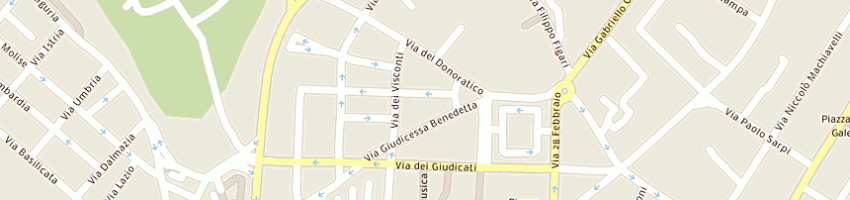 Mappa della impresa rizzi sandro a CAGLIARI