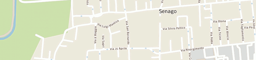 Mappa della impresa volpi pierluigi a SENAGO