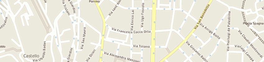 Mappa della impresa quagliano leopoldo e c sas a CAGLIARI