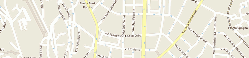 Mappa della impresa tessuti mf floris maria francesca a CAGLIARI