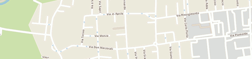 Mappa della impresa damiani mario a SENAGO