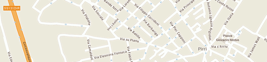 Mappa della impresa tecnel (srl) a CAGLIARI