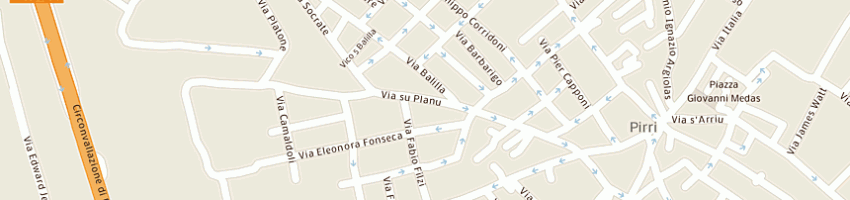 Mappa della impresa gallus mauro a CAGLIARI