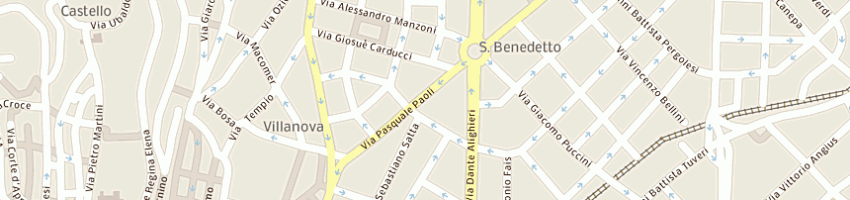 Mappa della impresa calzedonia spa - tezenis a CAGLIARI