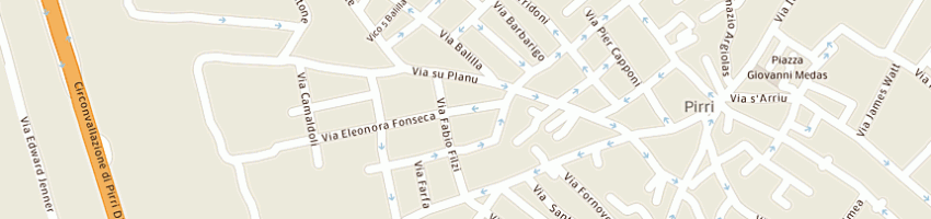 Mappa della impresa associazione nazionale privi della vista a CAGLIARI