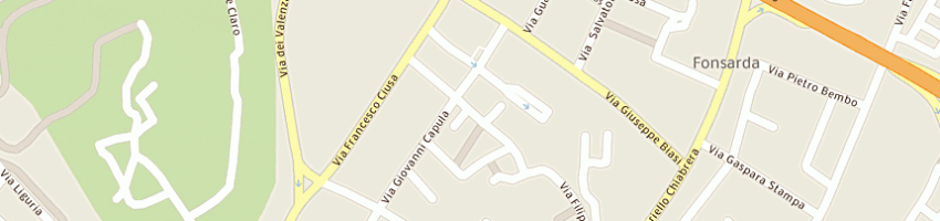 Mappa della impresa parrocchia di s carlo borromeo a CAGLIARI