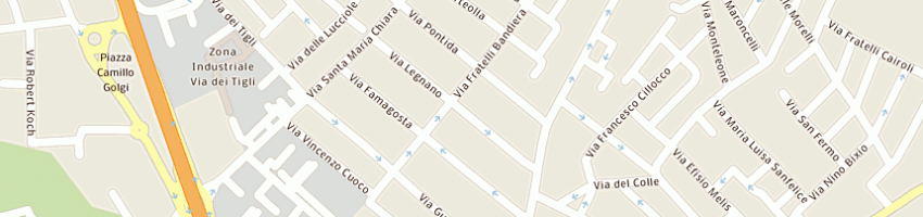 Mappa della impresa tanda leonardo a CAGLIARI