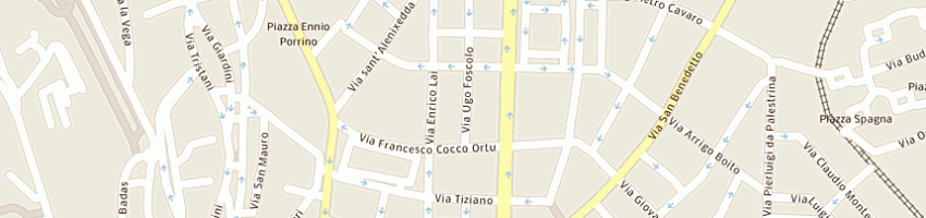 Mappa della impresa crabu tino a CAGLIARI
