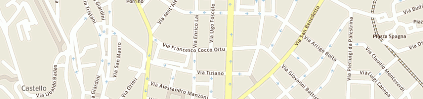 Mappa della impresa cortesi amanzio di paolo cortesi e c sas a CAGLIARI
