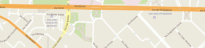Mappa della impresa studio axum sas di gurrado gianluca e c a MILANO