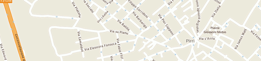 Mappa della impresa pisu alfredo a CAGLIARI