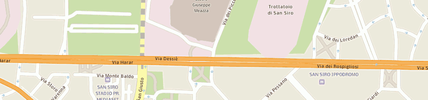 Mappa della impresa cassa nazionale assistenza previdenza allenatori guidatt a MILANO