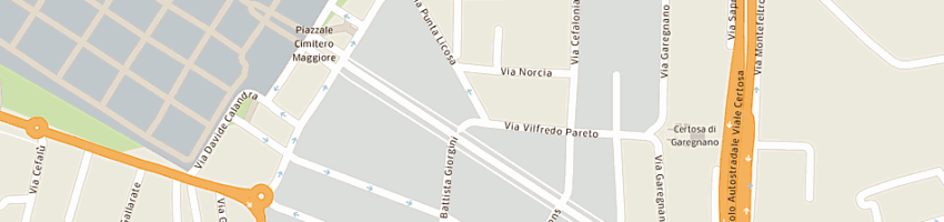 Mappa della impresa ccc srl a MILANO