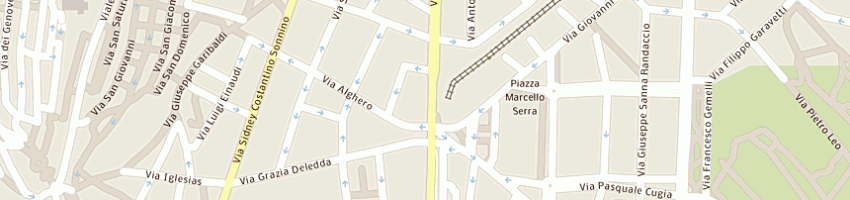 Mappa della impresa bougainvillea srl a CAGLIARI