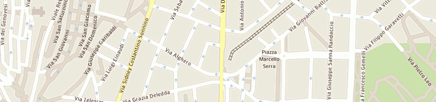 Mappa della impresa scuola domani snc di fozzi e c a CAGLIARI