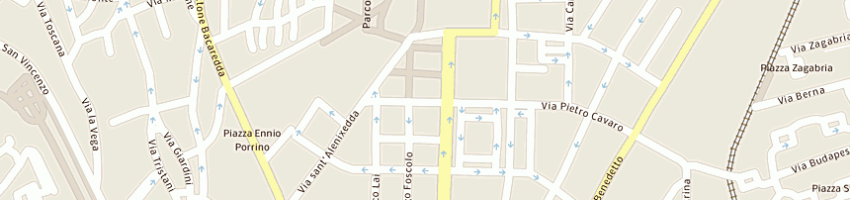 Mappa della impresa carlo serra srl a CAGLIARI